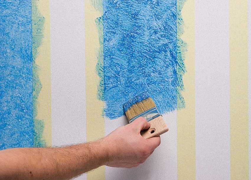 Технология покраски обоев водоэмульсионной краской