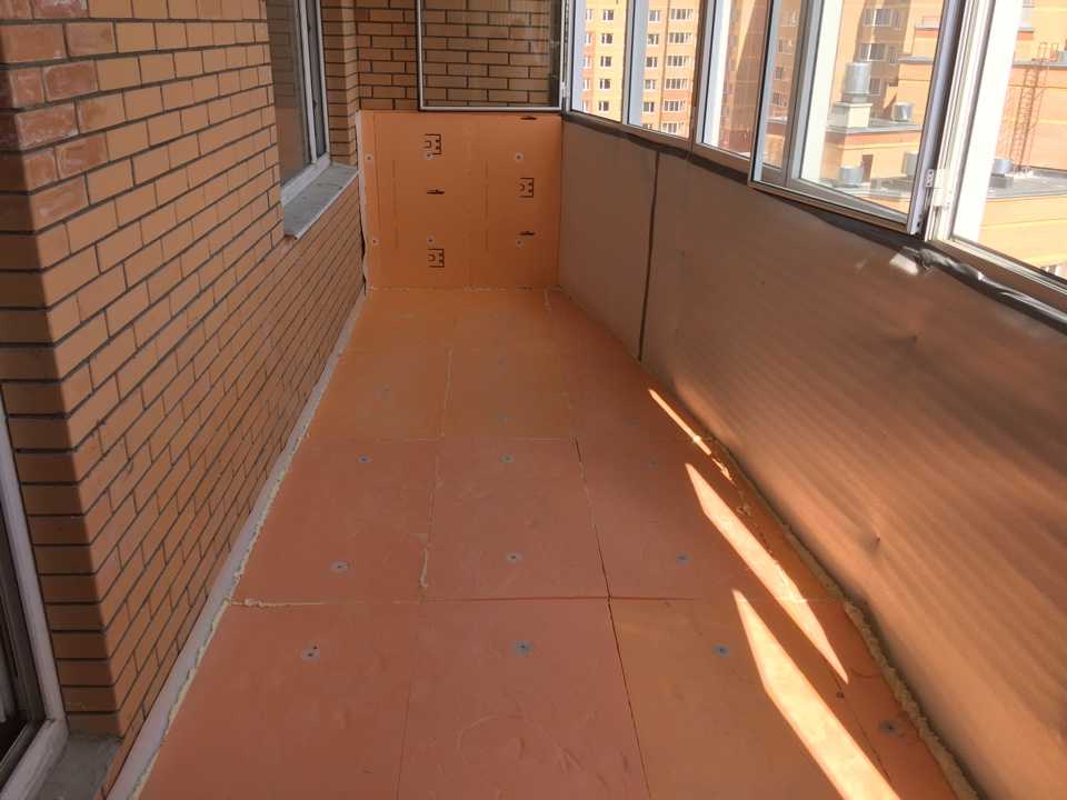 Теплый электрический пол для обогрева балкона