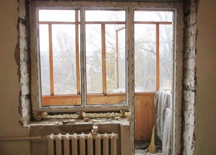 Монтаж, демонтаж и замена балконного блока