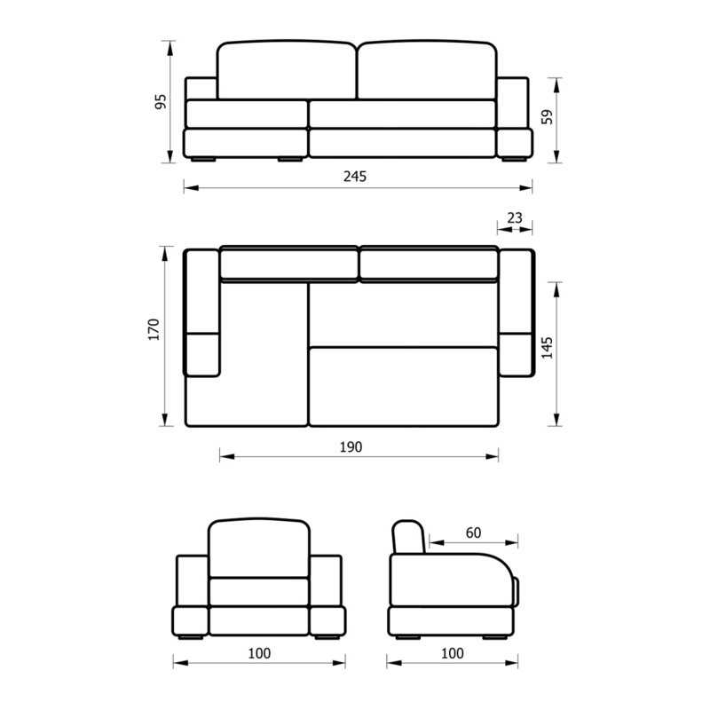 Угловой диван: размеры по стандарту и нестандартные конструкции Как выбрать мебель для дома оптимальных габаритов Угловые диваны в помещениях различного назначения