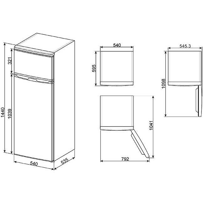 Максимальная высота холодильника на кухню. размеры холодильника: стандартные и нестандартные габариты. не стоит брать встроенный холодильник, если