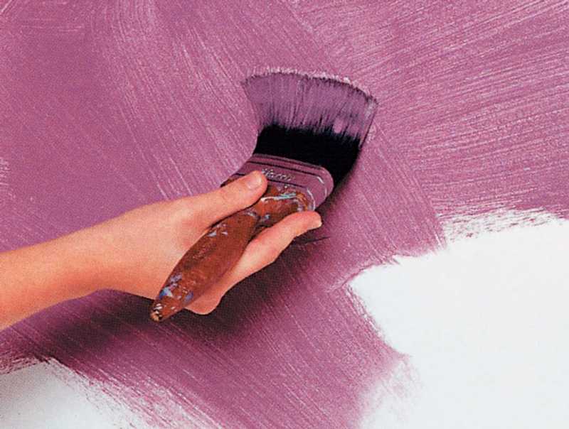 Особенности покраски стен водоэмульсионкой