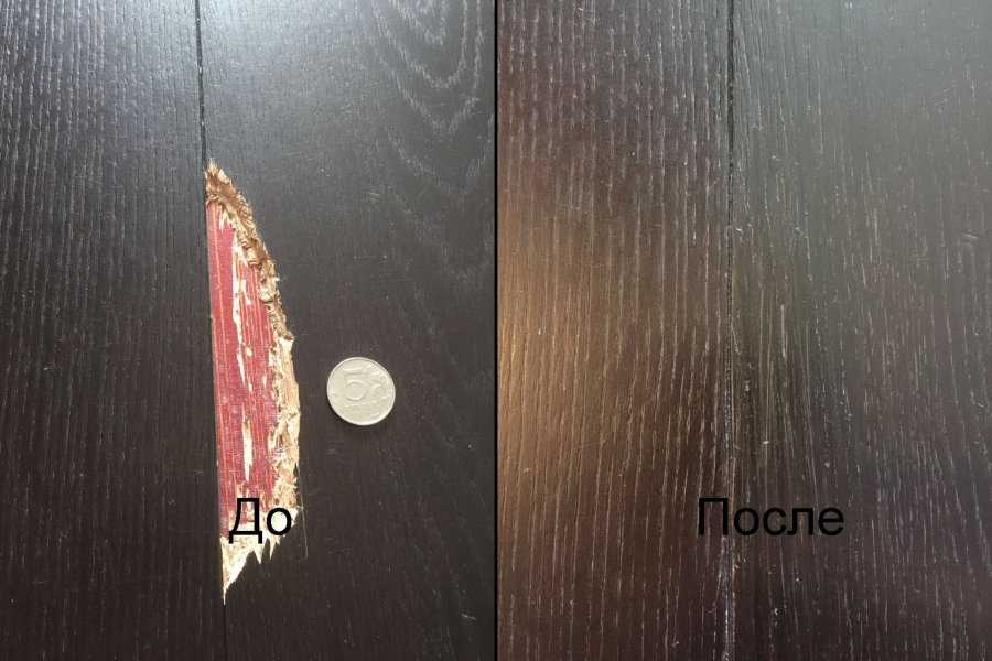 Ремонт металлических дверей: удаление царапин