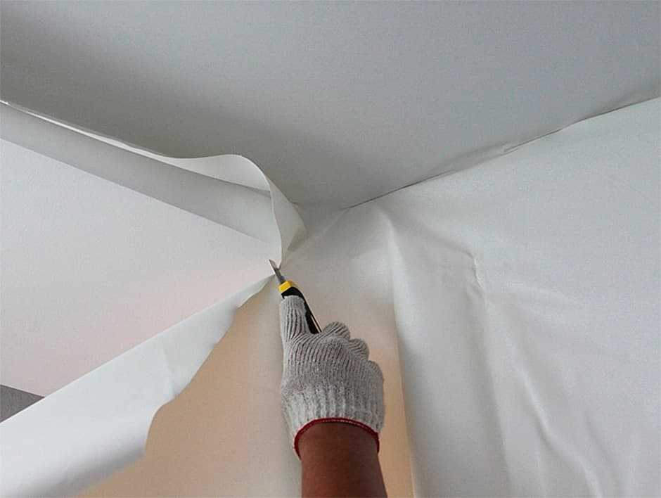 Как сделать тканевый потолок своими руками