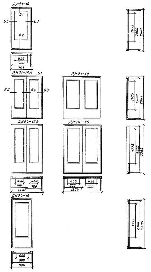 Внутренние двери: маркировка и спецификация дверей по госту