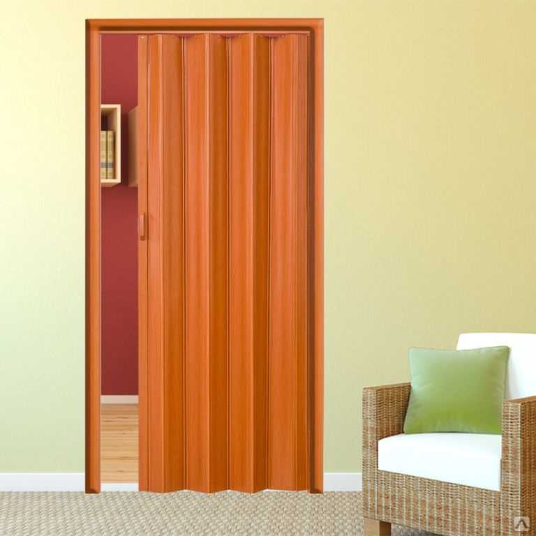 Дверь-гармошка — куда установить ее в квартире? фото