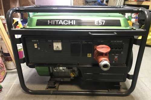 Бензиновый генератор hitachi e57s - характеристики, фото, видео и отзывы - строительство и ремонт