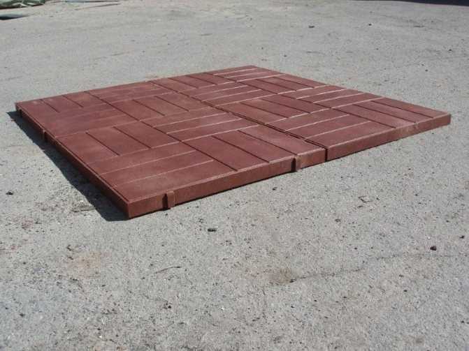 Полимерпесчаная тротуарная плитка: состав, применение, технические характеристики