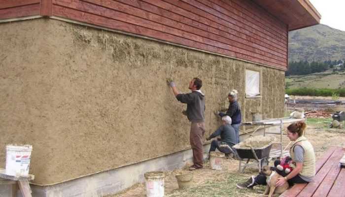 Глиночурка — технология строительства дома из дров и глины