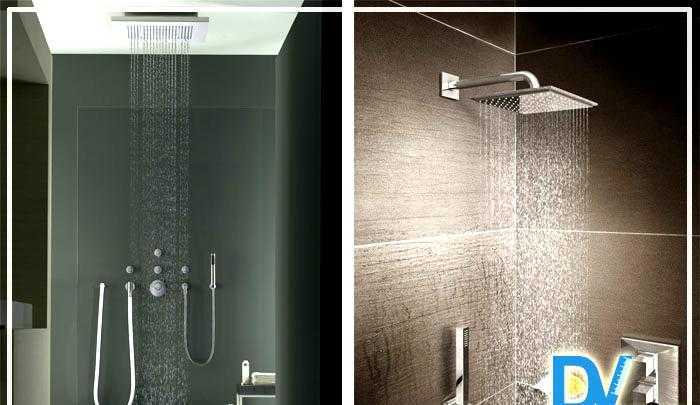 Современно, модно и стильно: тропический душ со смесителем для ванны