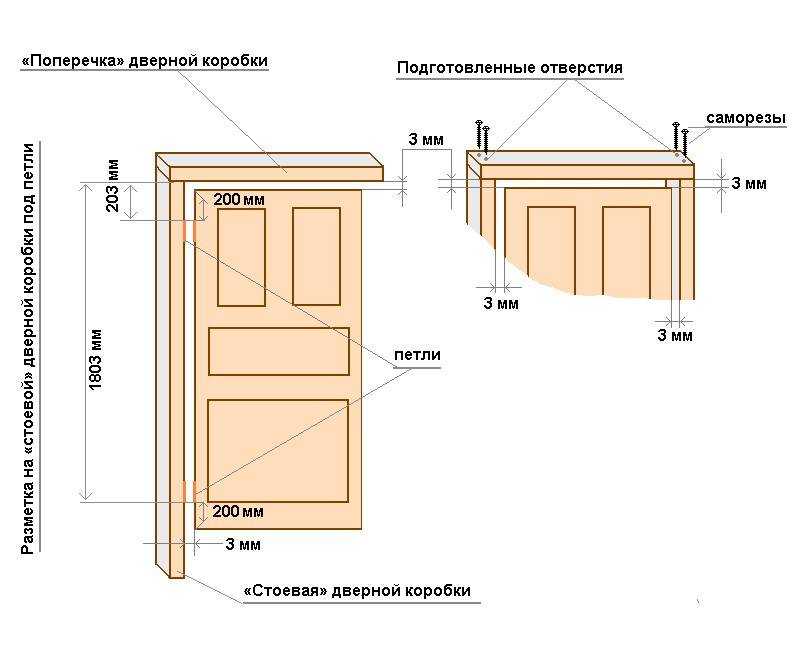 Ширина дверной коробки межкомнатной двери: стандарт