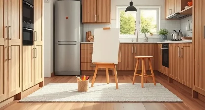 Кухня с игровой зоной для детей
