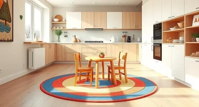 Кухня с игровой зоной для детей