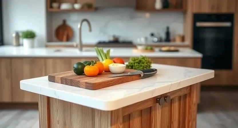 Мобильный кухонный остров: как выбрать удобную модель для кухни