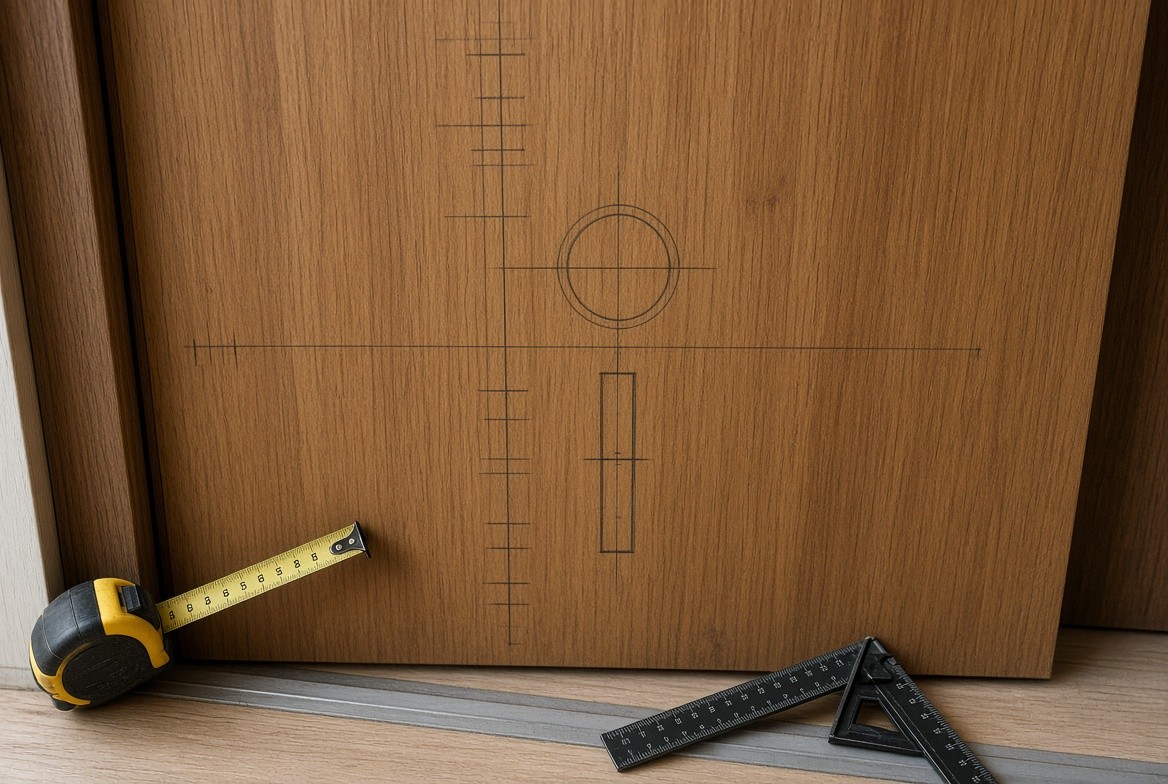 Врезка замка в межкомнатную дверь: технология без ошибок