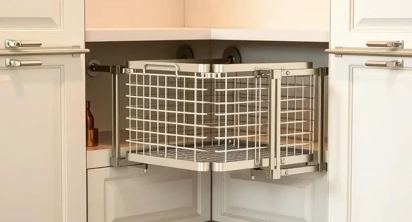 Угловые системы хранения для кухонных шкафов