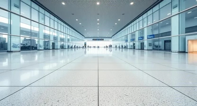 Системы теплого пола в терминалах аэропортов