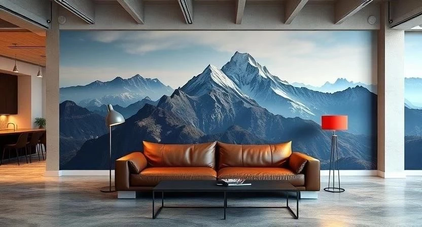 Фотообои в дизайне интерьера