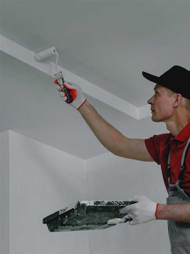 Как покрасить потолок из гипсокартона: чем красить, чем отделать, отделка, чем покрыть своими руками, как перекрасить, покраска