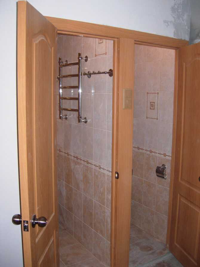 Как правильно установить дверь в ванную комнату