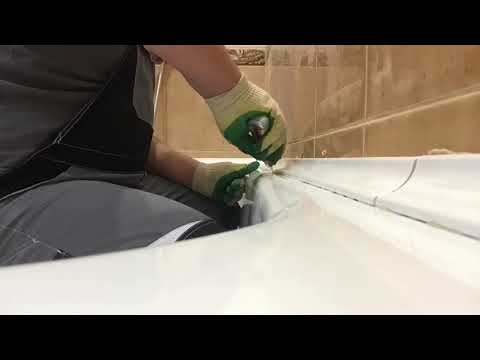 Как приклеить керамический бордюр на ванну