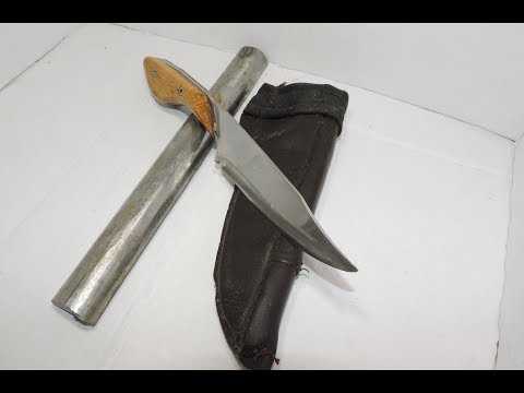 Изготовление ножа из кованой заготовки стали своими руками (26 фото)