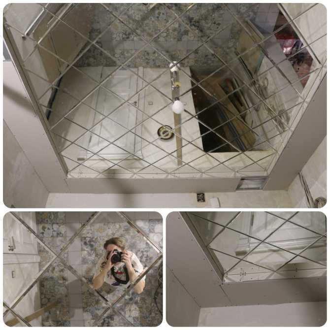 Зеркальный потолок своими руками. выбор конструкции, особенности монтажа