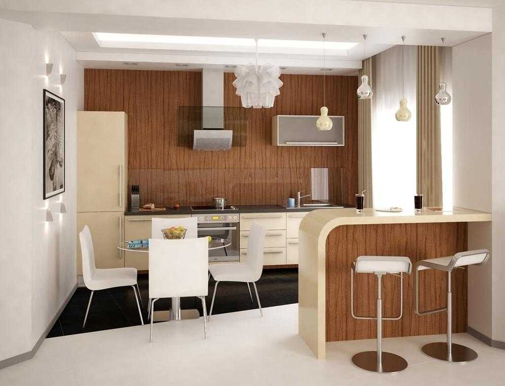 Кухня гостиная с барной стойкой: особенности дизайна | фото