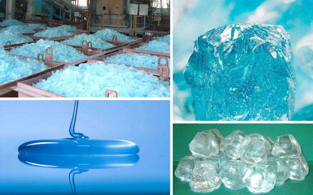 Жидкое стекло: производство из стеклобоя и практическое применение