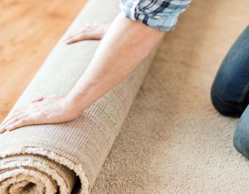 Укладка ковролина на бетонный и деревянный пол: как стелить на клей и без него