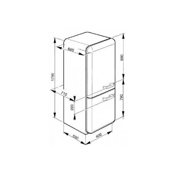 Высота холодильника: стандартная встроенного, двухдверного, двухкамерного, какая бывает максимальная и средняя у индезит, бош, самсунг, атлант, бирюса