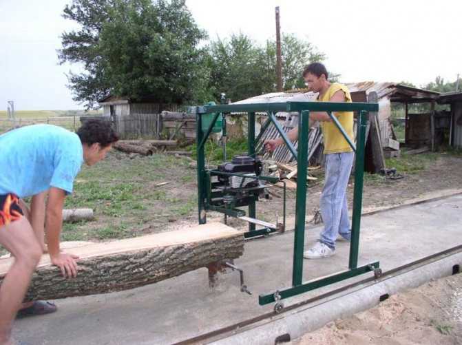 Шинная пилорама своими руками: видео и этапы самостоятельной сборки деревообрабатывающего станка