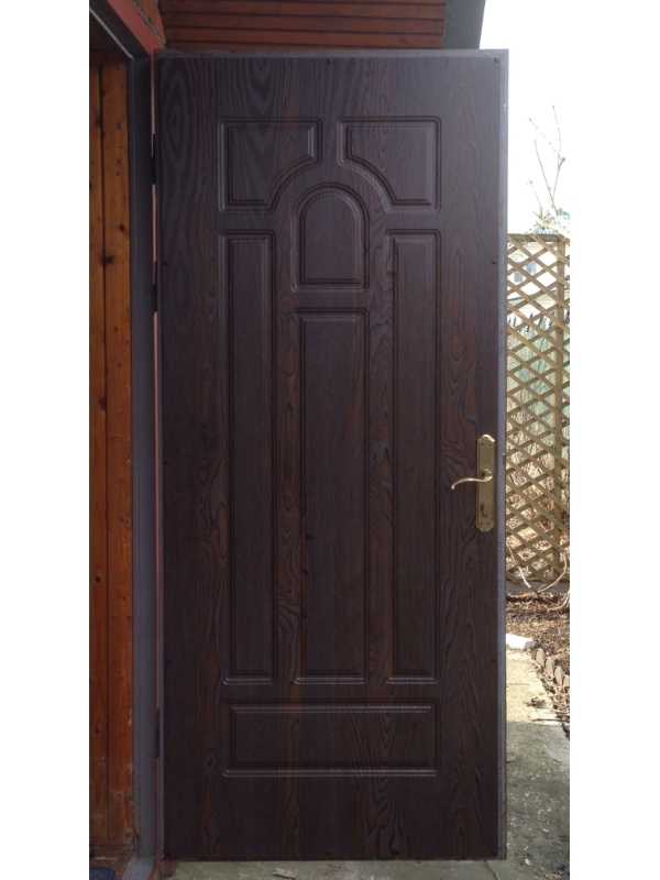 Декоративная мдф накладка на входную металлическую дверь: фото, установка своими руками » verydveri.ru
