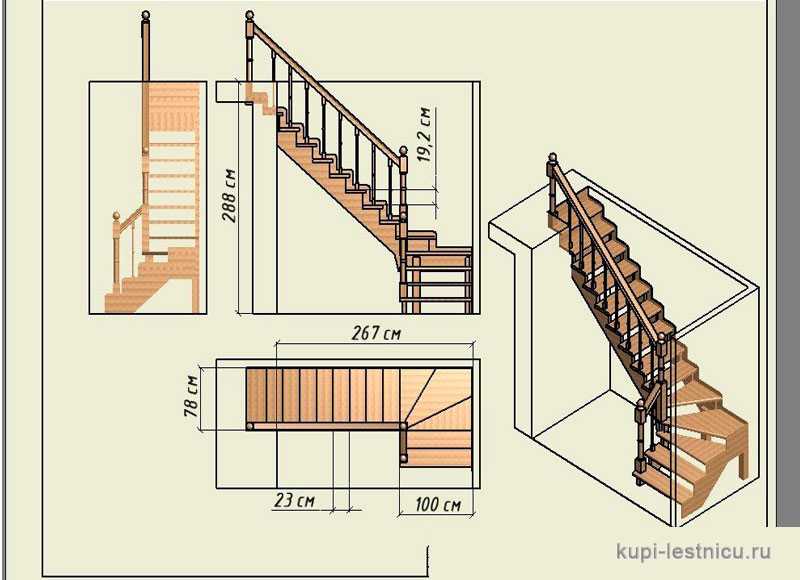 Деревянная лестница на второй этаж, какую выбрать и как сделать своими руками