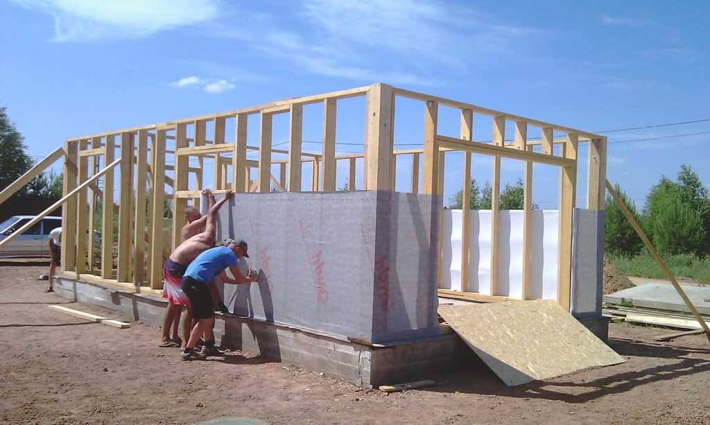 Пример как дешево построить дом своими руками  (61 фото)