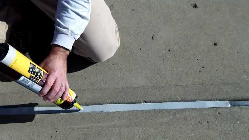 Герметизация деформационных швов в бетонных полах — виды герметиков для бетона