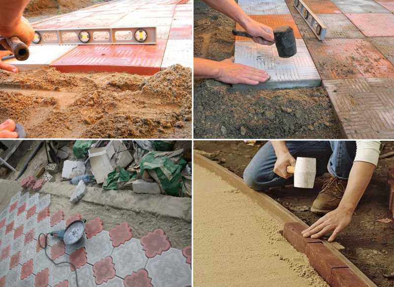 Укладка тротуарной плитки на песок: технология и основные этапы, правила, рекомендации