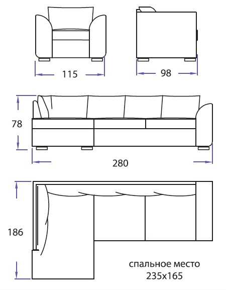 Как подобрать угловой диван по размерам и типу конструкции