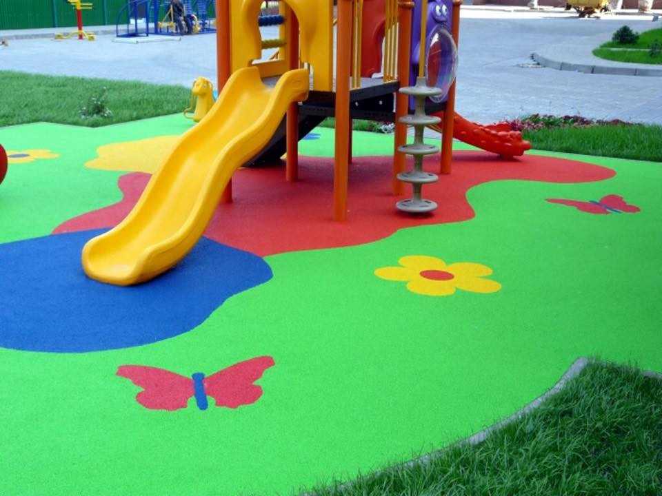 Критерии выбора резинового покрытия для детских площадок
