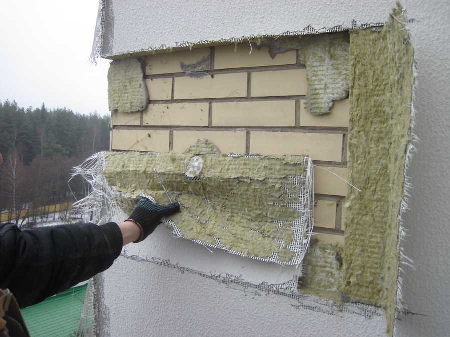 Технология утепления стен базальтовой ватой, штукатурка, монтаж мокрого фасада