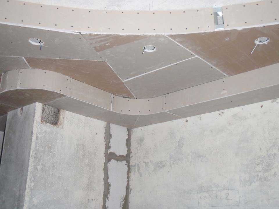 Подшивка потолка гипсокартоном - эффективная отделка