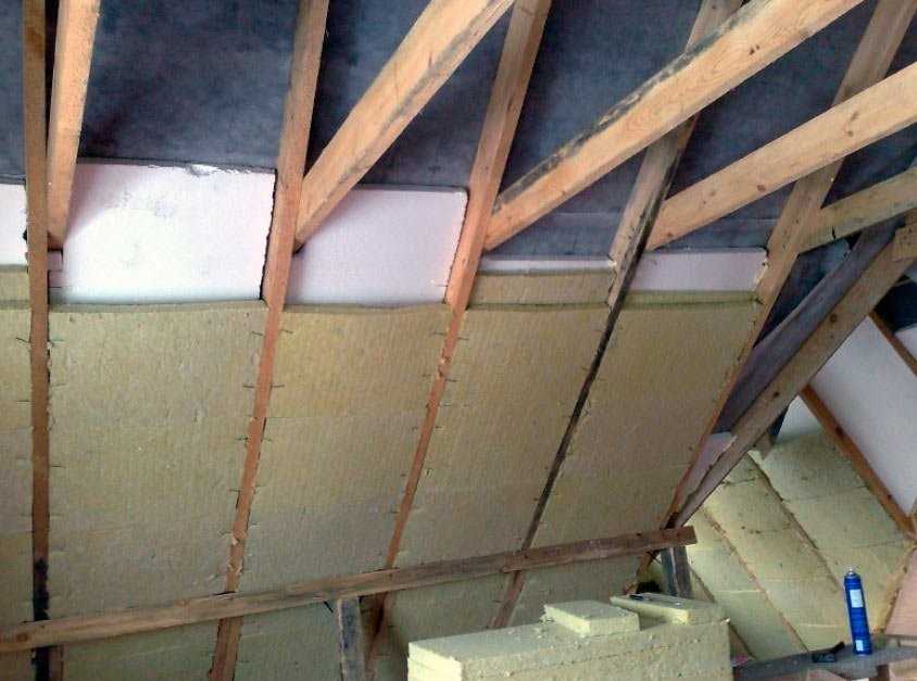 Утепление мансарды изнутри, если крыша уже покрыта: пошаговая инструкция