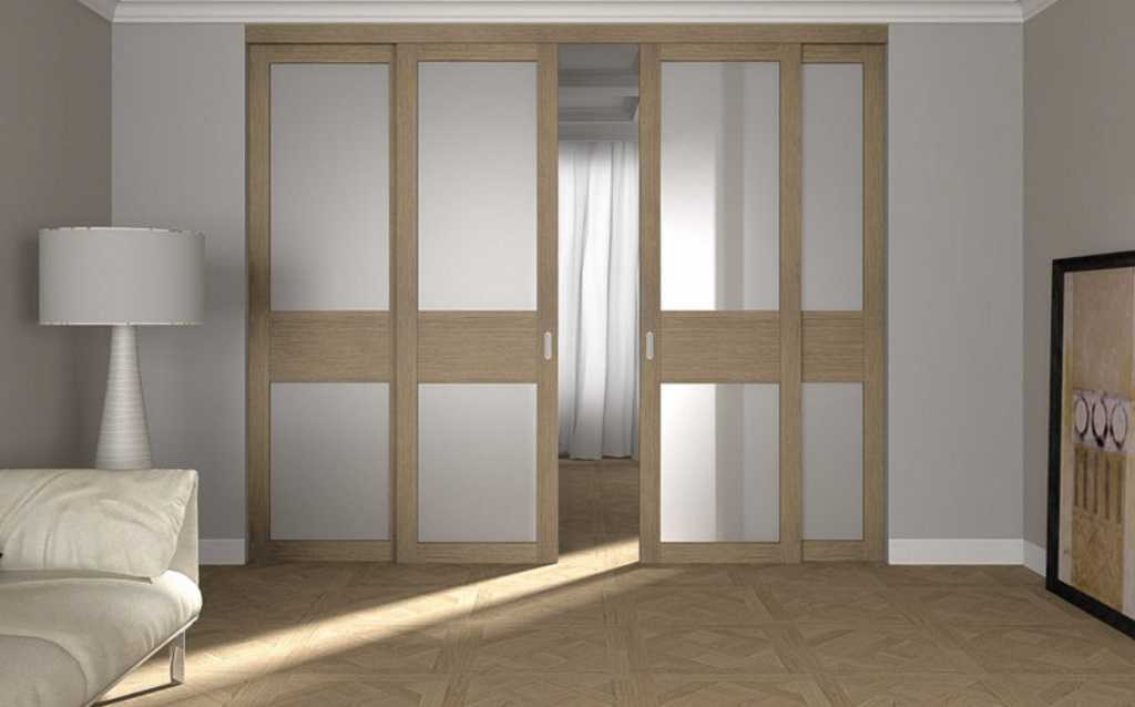 Раздвижные межкомнатные двери — фото в интерьере