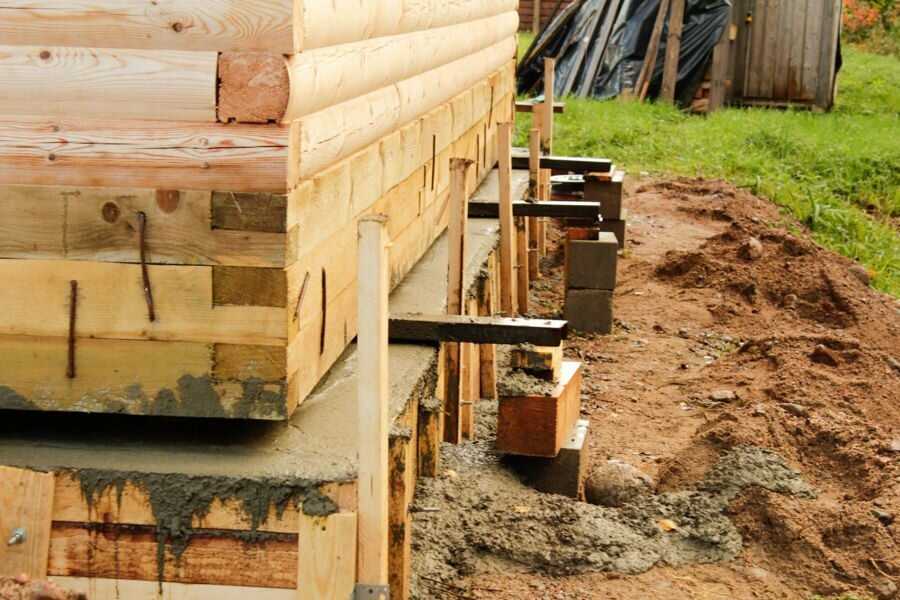 Фундамент для деревянного дома какой лучше