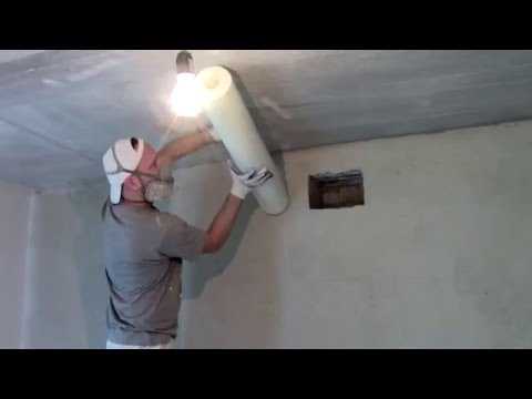 Стеклохолст: как с ним работать, как клеить на потолок обои под покраску, инструкция, видео и фото