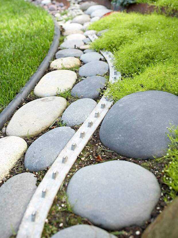 Как выложить садовые дорожки натуральным камнем собственными руками