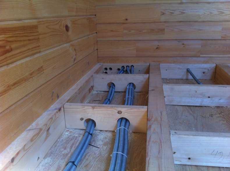 Электропроводка в деревянном доме — пошаговая инструкция по реализации разводки электросети (135 фото)