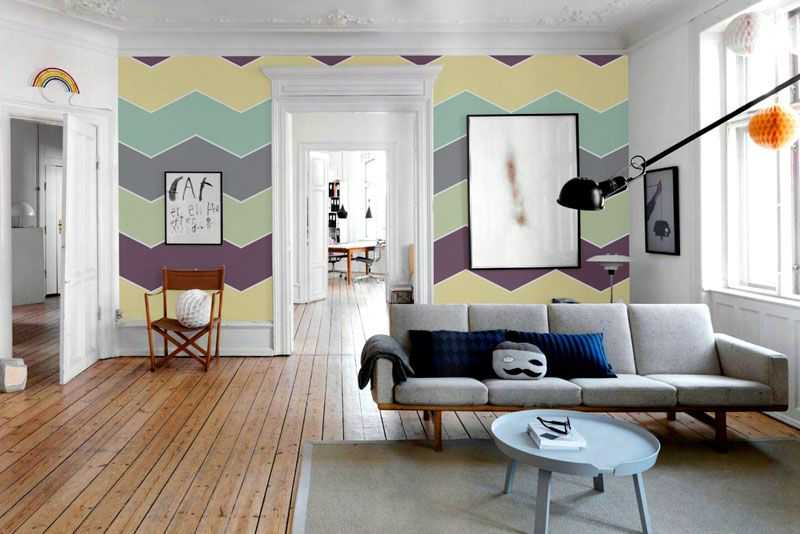 Покраска стен в интерьере: 80+ избранных фото и современных примеров отделки