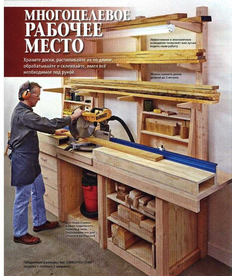 Верстаки столярные деревянные - изготовление своими руками