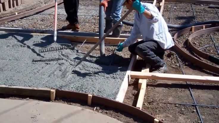 Как правильно залить площадку бетоном под машину